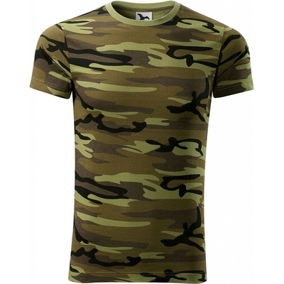 MALFINI Malfini camouflage 144 / Камуфлажна унисекс тениска - камуфлажно зелена xxl (1443417)