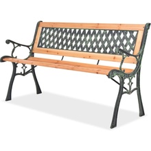 vidaXL Marketos 122 cm dřevěná
