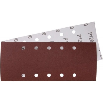 Papír brusný 115x280mm P120 10otvorů 5ks