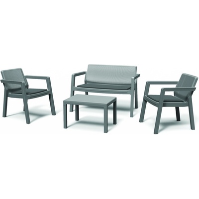 Keter Emily Patio Set so sedákmi šedá