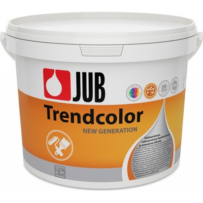 JUB Trendcolor siloxanová mikroarmovaná fasádna farba pre intenzívne odtiene 4,5 l