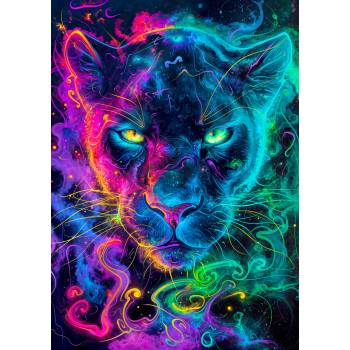 Enjoy - Puzzle Neon Panther - 1 000 piese