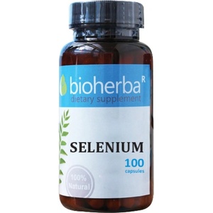Bioherba Selenium 200 mcg | L-Selenomethionine [100 капсули]