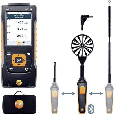 Testo 440 Set2 delta P anemometr