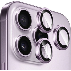 Blueo Калъф за iPhone 14 Pro / iPhone 14 Pro Max - оригинално стъкло от сапфирен кристал - лилаво