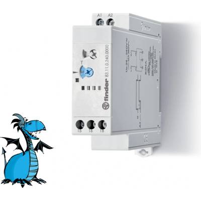 Finder 83.11.0.240.0000, 1P/16A, 24-240V AC/DC