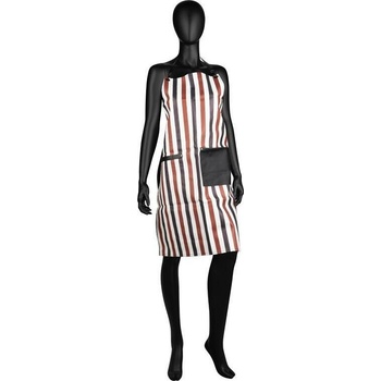 BDS Holičská zástera pruhovaná s vreckom Striped barber apron with pocket