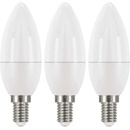 Emos LED žárovka Classic Candle E14 5W teplá bílá 3ks