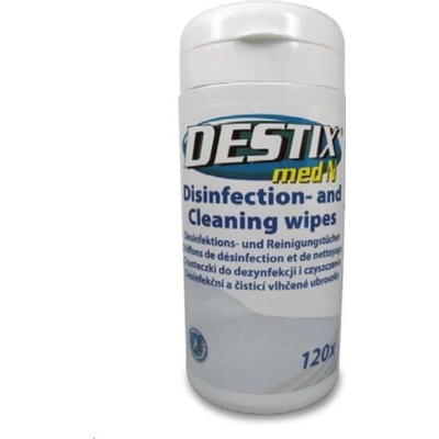 D Clean DESTIX Dezinfekční čistící utěrky MA61 v dóze (13x20cm, 120 ks), alkoholová báze
