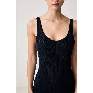 Tommy Hilfiger разкроена рокля с памук (WW0WW50991)