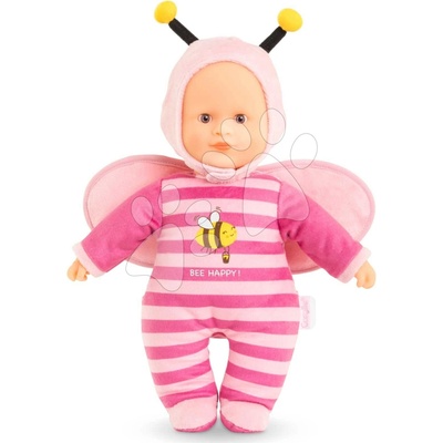 Corolle Sweet Heart Bee Mon Doudou s hnedými očami kapucňou a krídelkami 30 cm