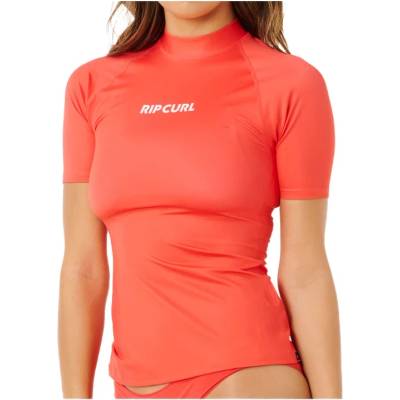 Rip Curl Дамска плажна тениска от ликра Rip Curl Women's Classic Surf S/S UPF Rashguard Lycra - Red (150-5528-0613)
