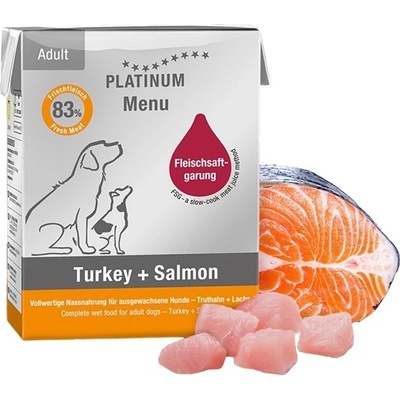 Platinum Natural Menu Adult Turkey & Salmon 375 g – Zboží Mobilmania