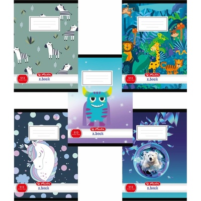 Herlitz Zošit 513 A5 linajkový Cute Animals