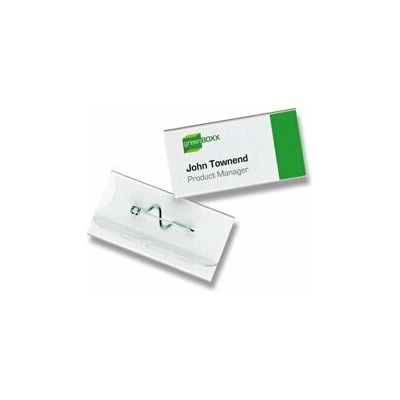 Durable - jmenovka - 30 x 60 mm, se špendlíkem – Zbozi.Blesk.cz