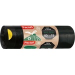 Paclan Торби за отпадъци с връзки Paclan - Ecoline, 60 l, 15 броя, черни (HGFP141)