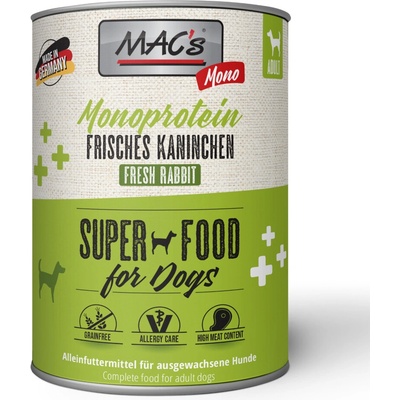 MAC's Dog Mono Sensitive králičie 6 x 800 g