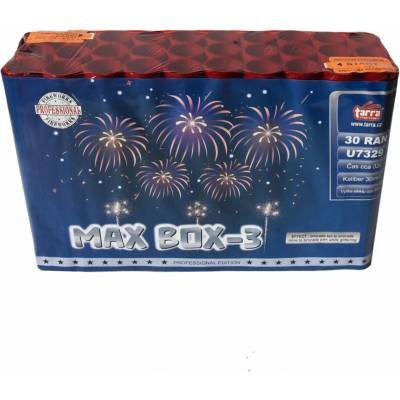 Ohňostroj Baterie výmetnic MAX BOX 3 30 ran 4 1 TARRA U7329