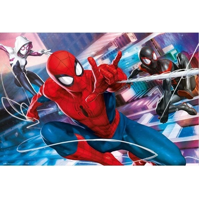 Plagát, Obraz - Spider-Man, Miles Morales and Gwen, (91.5 x 61 cm)