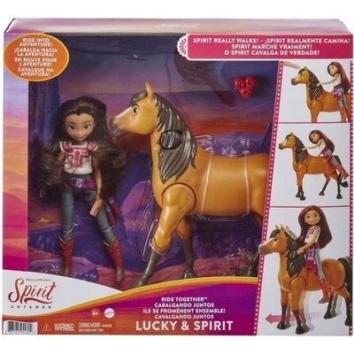 Mattel GXF95 Lucky a Spirit Společná jízda