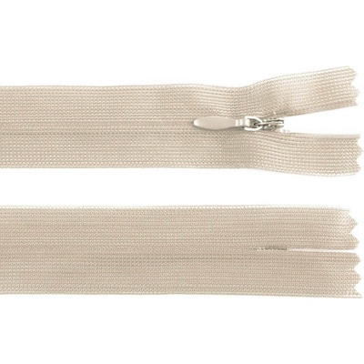 Stoklasa Spirálový zip skrytý No 3 délka 30 cm dederon Balení: 1 ks, Varianta: 307 krémová 307 krémová