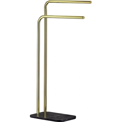 Kela Стойка за кърпи Liron - черен мрамор (20020)