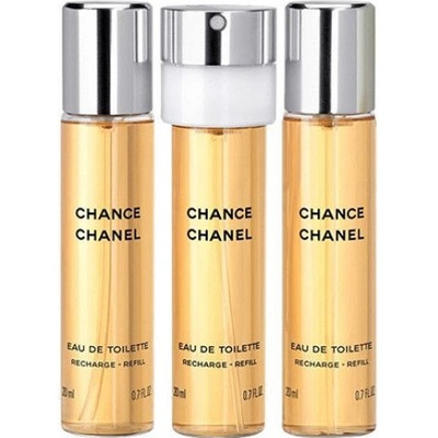 Chanel Chance toaletná voda dámska 3 x 20 ml náplň