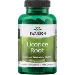 Swanson Licorice Root, 450 mg, 100 капсули, Swanson (SW521)