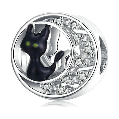 P&J Jewellery Stříbrný přívěsek Kočička HSB03