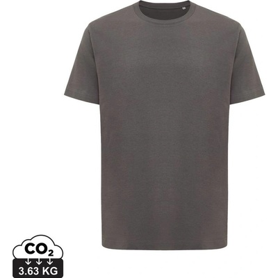 Iqoniq Kakadu relaxed fit z recykl. bavlny sivá antracitové