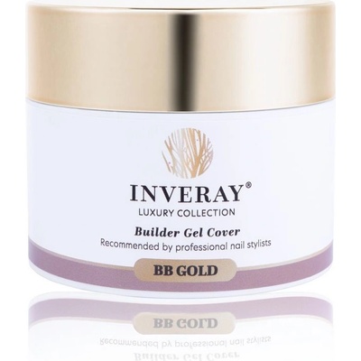 Inveray stavebný UV/LED Gél na nechty BB gold 15 ml