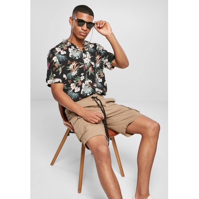 Urban Classics Мъжки къси карго панталони в бежов цвят Drawstring Cargo ShortsUB-TB4151-00806 - Бежов, размер M