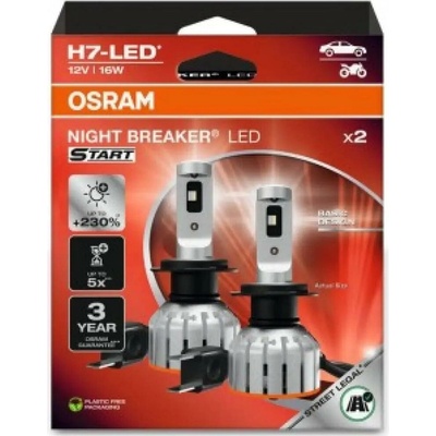 Osram Night Breaker LED Start H7 PX26d 12V 16W 6000K 64210DWNBST-2HB