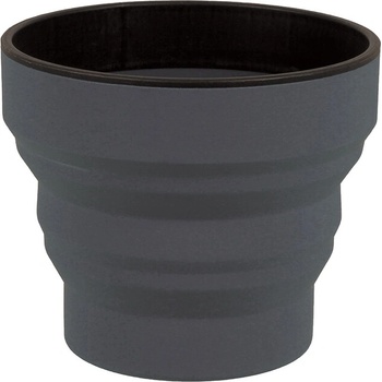 LIFEVENTURE Сгъваема силиконова чаша Ellipse Flexi 350 ml, графит (TO.75730)