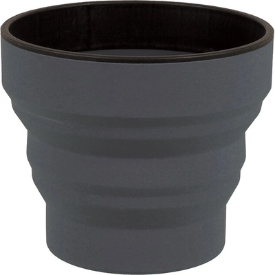 LIFEVENTURE Сгъваема силиконова чаша Ellipse Flexi 350 ml, графит (TO.75730)