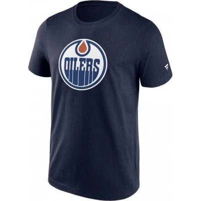 Fanatics Nhl Primary Logo Graphic Edmonton Oilers pánské triko tmavě modrá