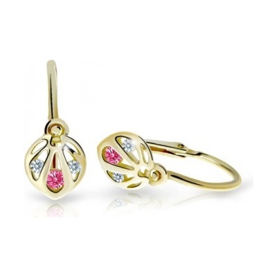 Cutie Jewellery detské náušnice C2265Z tcf Red