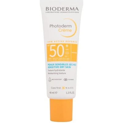 BIODERMA Photoderm Cream SPF50+ хидратиращ слънцезащитен крем за лице 40 ml нюанс Invisible унисекс