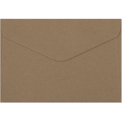 Galeria Papieru Ozdobné obálky Kraft - C6, 120 g/m2, tmavě béžové, 10 ks