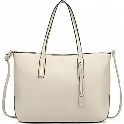 Kabelka Velena Maxi shopper béžová