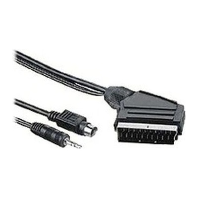 PremiumCord SCART-S-video+sjack3.5"5m+kondenz.