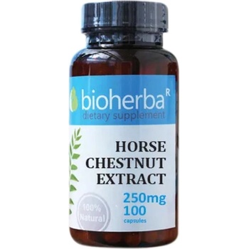 Image 1 of Bioherba Horse Chestnut Extract 250 mg [100 капсули]