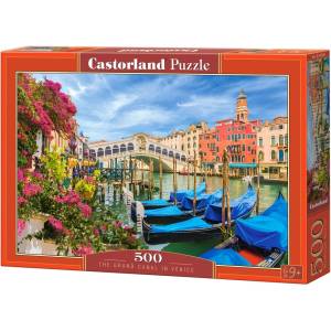 Castorland Пъзел Castorland от 500 части - Канал Гранде, Венеция (В-54268)