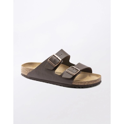 Birkenstock Arizona Soft Footbed Birko Flor Dark Brown