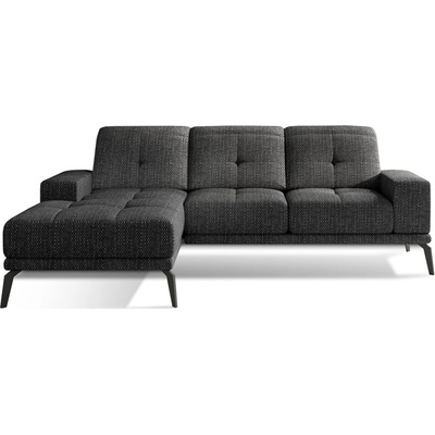 Eltap Черен ъглов диван (ляв ъгъл) Torrense - ELTAP (Tor_41)