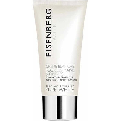 Eisenberg Pure White Crème Blanche pour les Mains & Ongles rozjasňující krém na ruce proti pigmentovým skvrnám 75 ml