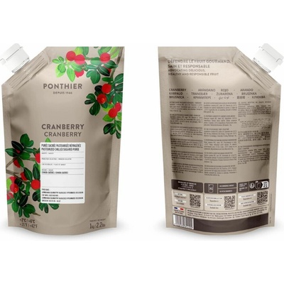 Ponthier pyré Brusnica 1000 g