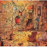 Grafika Art Puzzle - Puzzle François Ruyer - Witch Christmas tree - 1 000 piese