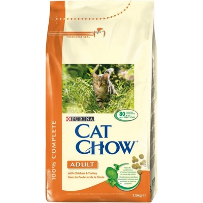 Cat Chow Adult kuře krůta 1,5 kg