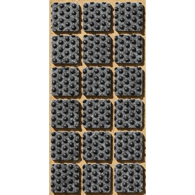 FOLMAG Samolepicí filc-čtvercový, 25x25mm (18ks/arch)-šedý AP/KS7253 – Zbozi.Blesk.cz